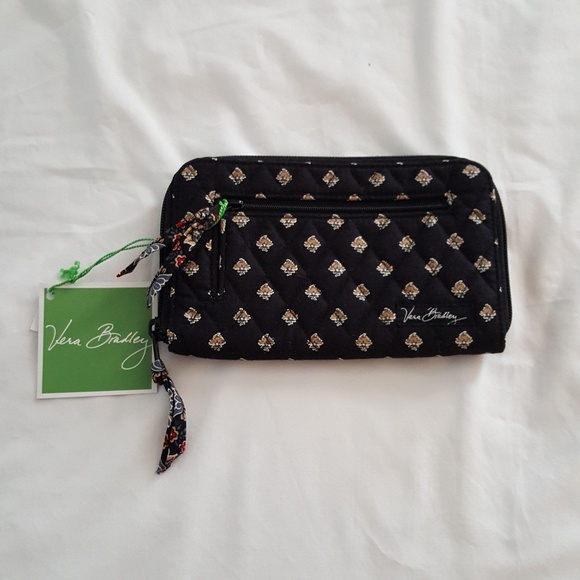 Vera Bradley Full Length Zip Around Wallet NWT - Picture 2 of 7